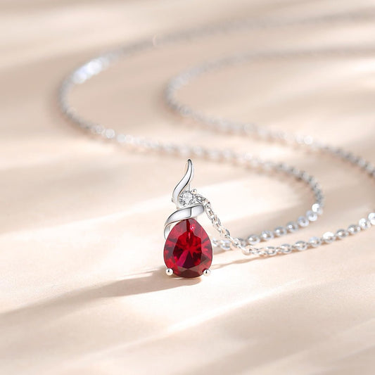 14K Birthstone Pendant Necklace For Women With Chain Length 16 - 2 Extender