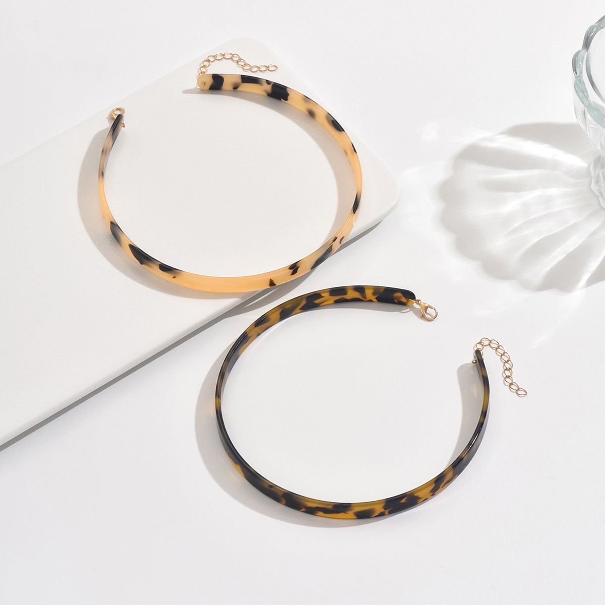 Tortoiseshell Cuff Bracelet Set