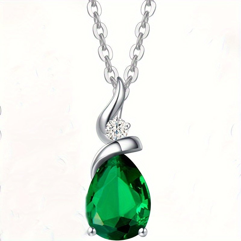 14K Birthstone Pendant Necklace For Women With Chain Length 16 - 2 Extender