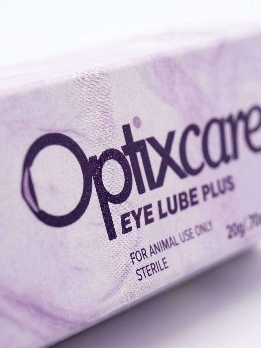 OptixCare Eye Lube Plus tube and box