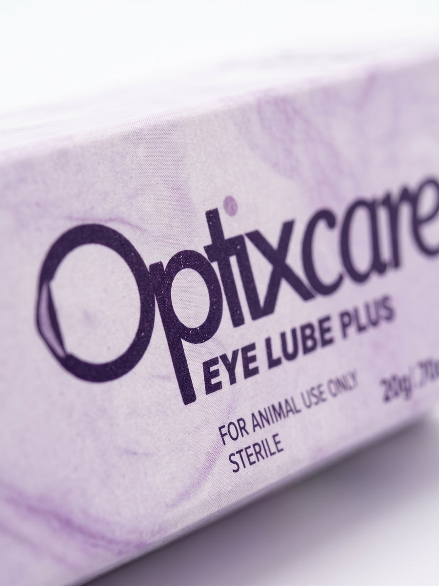OptixCare Eye Lube Plus tube and box