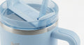 Stanley Quencher tumbler in light blue seafoam