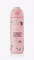 Owala FreeSip 24oz Water Bottle, Peanuts Snoopy Baseball edition, hero shot