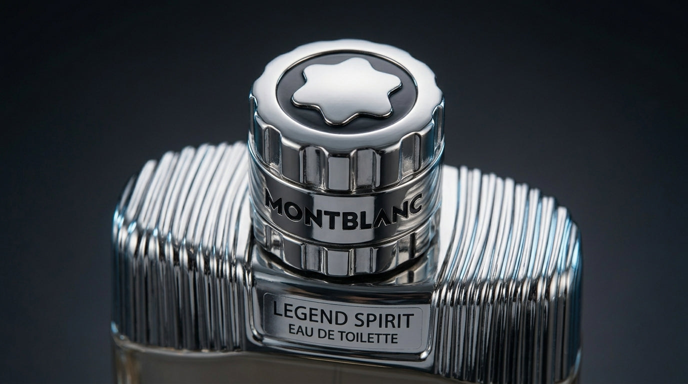 Montblanc Legend Spirit bottle close-up