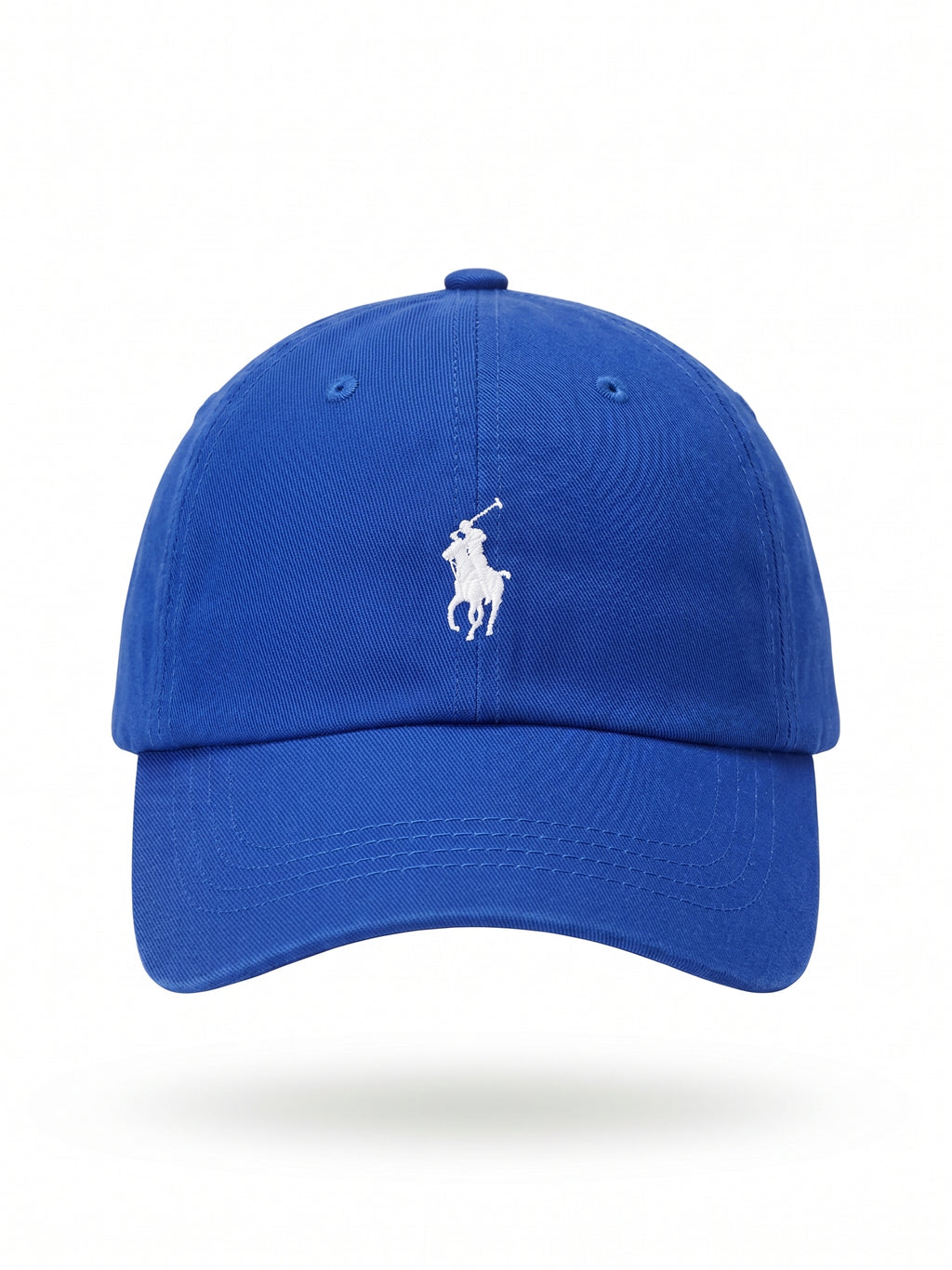 Polo Ralph Lauren Classic Cotton Baseball Cap in Royal Blue, front view