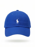 Polo Ralph Lauren Classic Cotton Baseball Cap in Royal Blue, front view