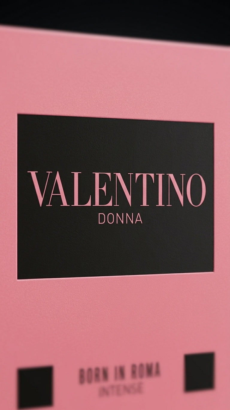 Valentino Born in Roma Intense box close-up