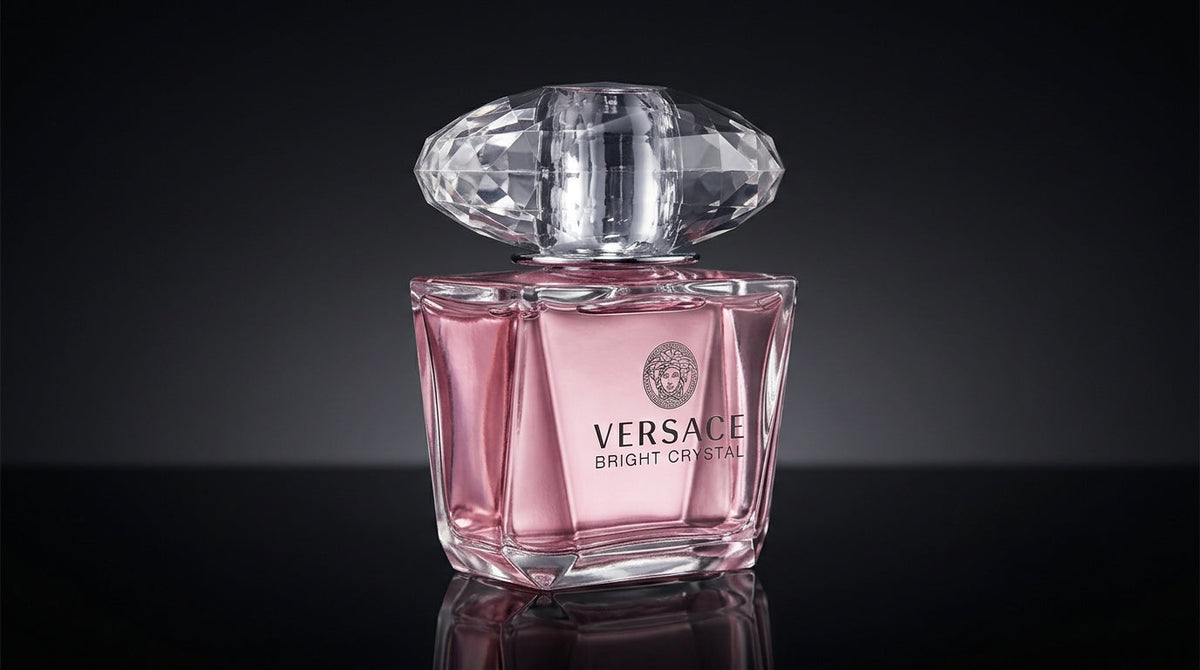 Versace Bright Crystal bottle angled