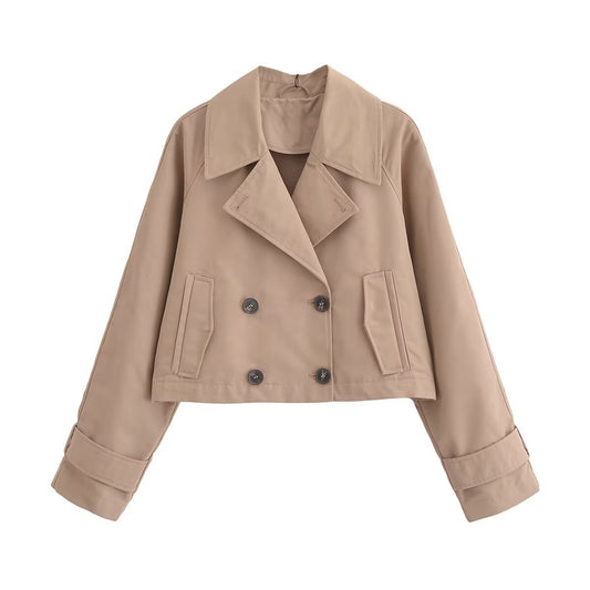 European And American Style Women's French Trench Coat